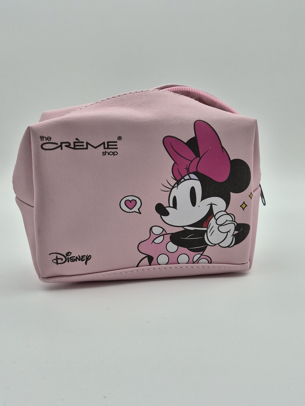 The Crรจme Shop x Disney Minnie & Mickey Mouse Pink Cosmetic Pouch Coquette